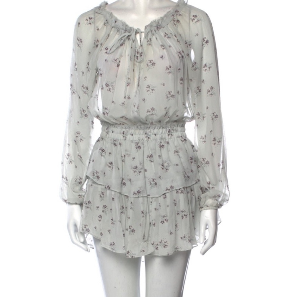 Love Shack Fancy Long Sleeve Dress